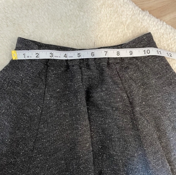 Brandy Melville Preppy Grey Skater Skirt - Picture 6 of 8